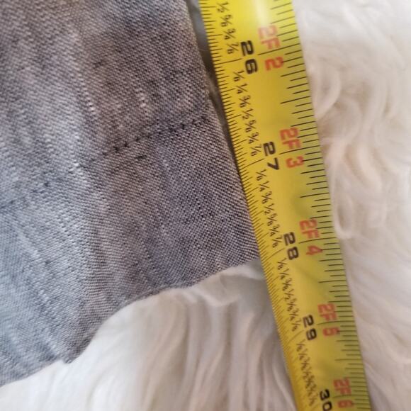 NWT Charter Club Grey Linen Pants - Picture 6 of 7